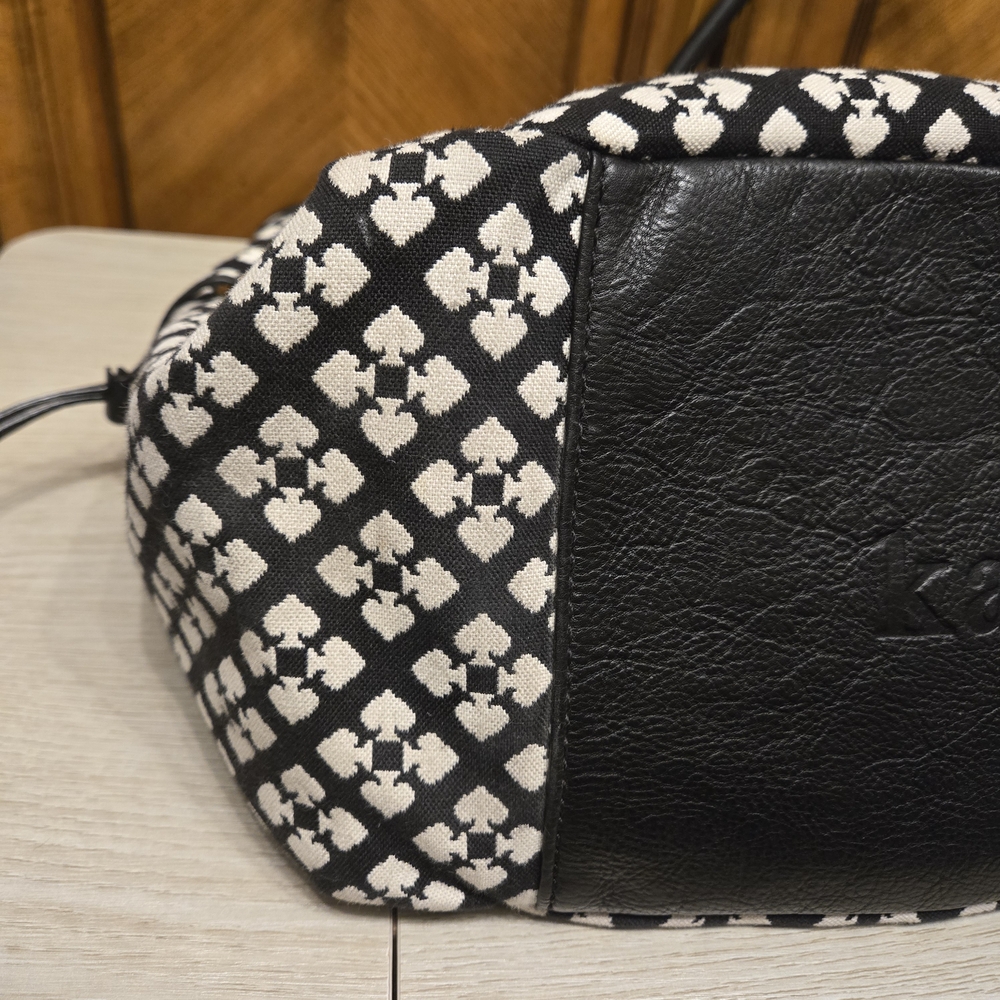 Kate Spade Classic Stevie Baby Bag, Black/Cream/Pink - Picture 7 of 9